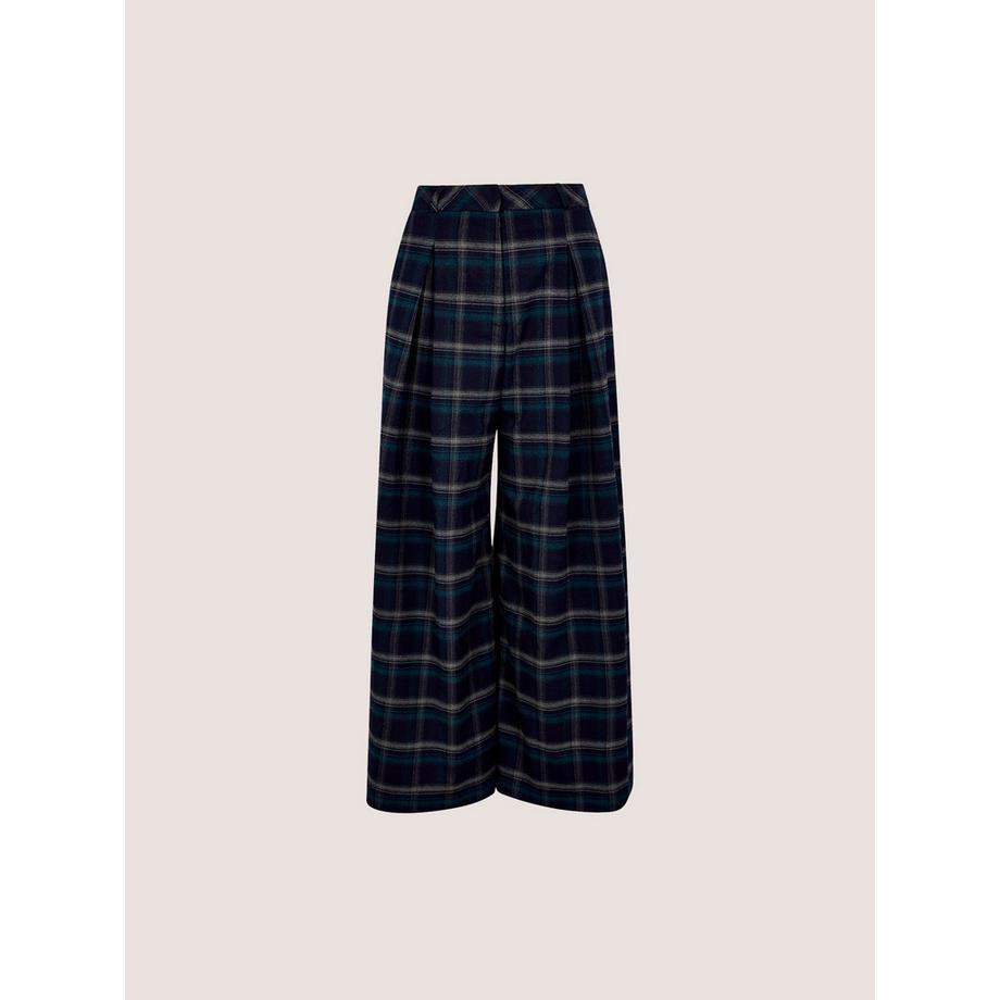 APRICOT Weite Hose mit Karomuster  