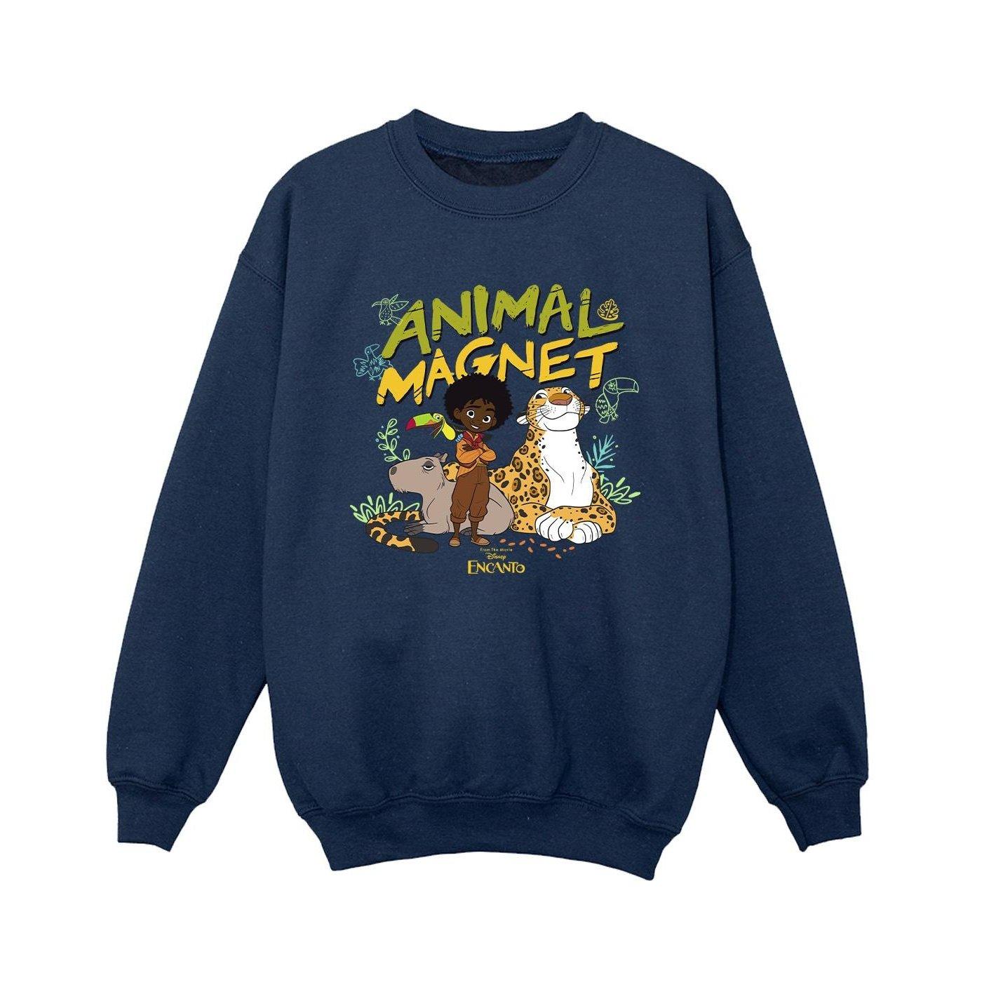 Image of Encanto Animal Magnet Sweatshirt Unisex Marine 128