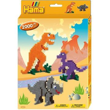 HAMA Bügelperlen Set Midi  Dino Welt