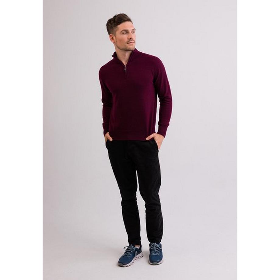 CASH-MERE.CH Pull Col Montant Cachemire  
