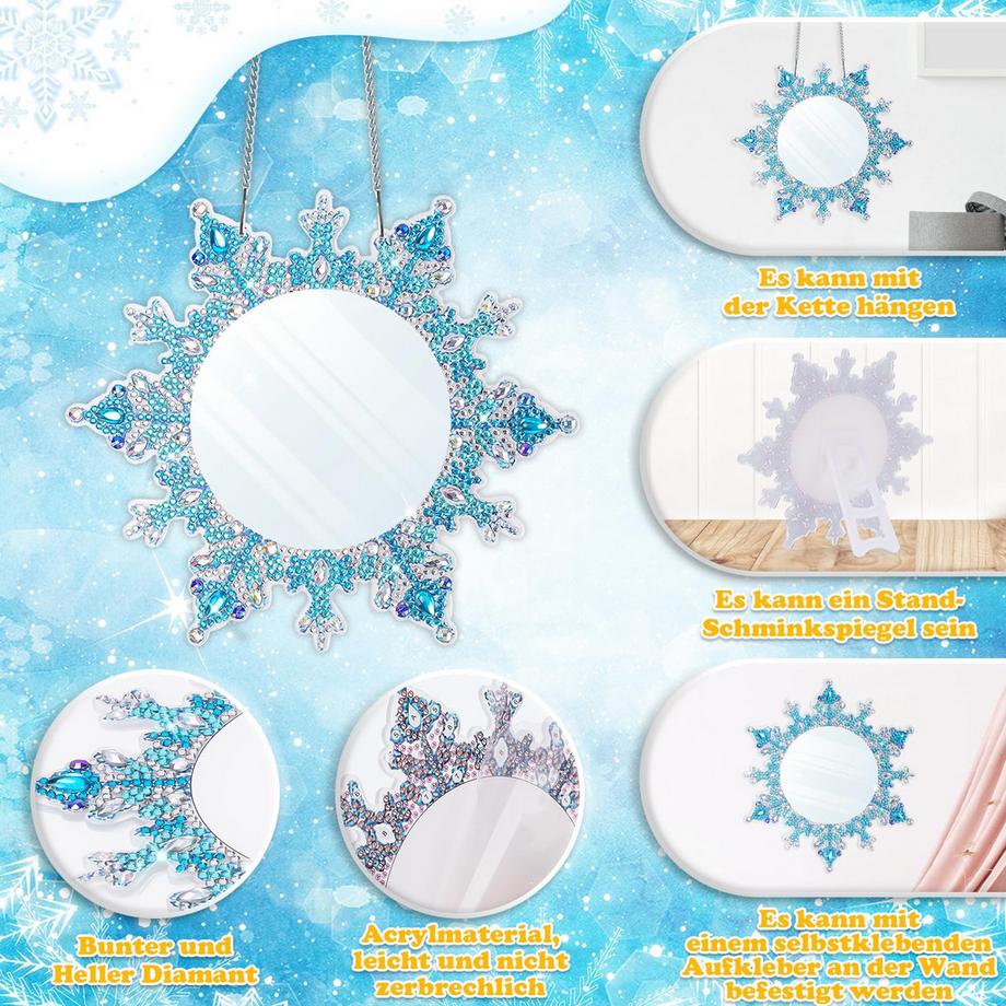 Activity-board  Kinder Geburtstag Handwerk Diamant Malerei Spiegel Craft Kit Kinder 