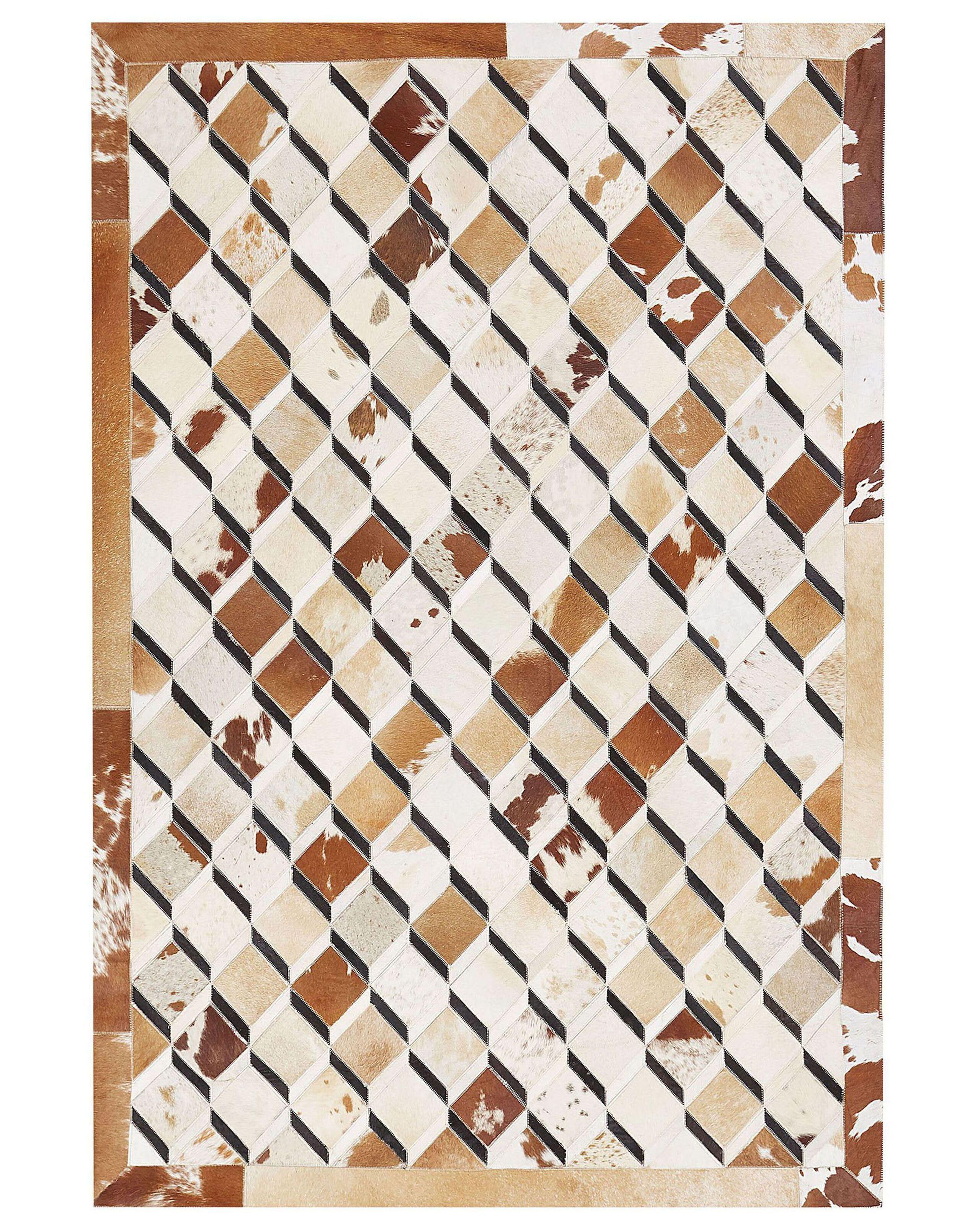 Beliani Tapis en Peau de vache Traditionnel SERINOVA  