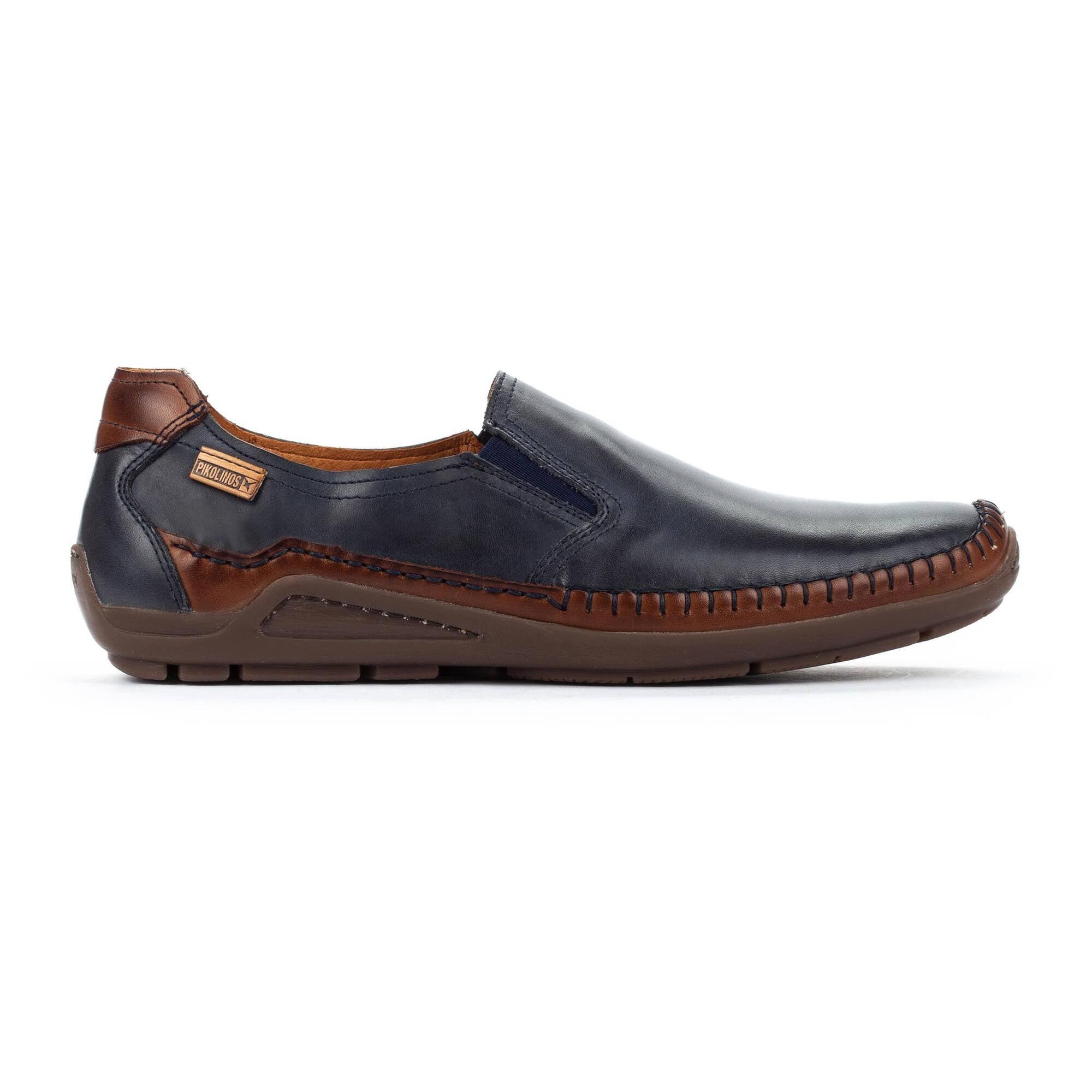 Image of Azores - Leder Loafer Herren Blau 43