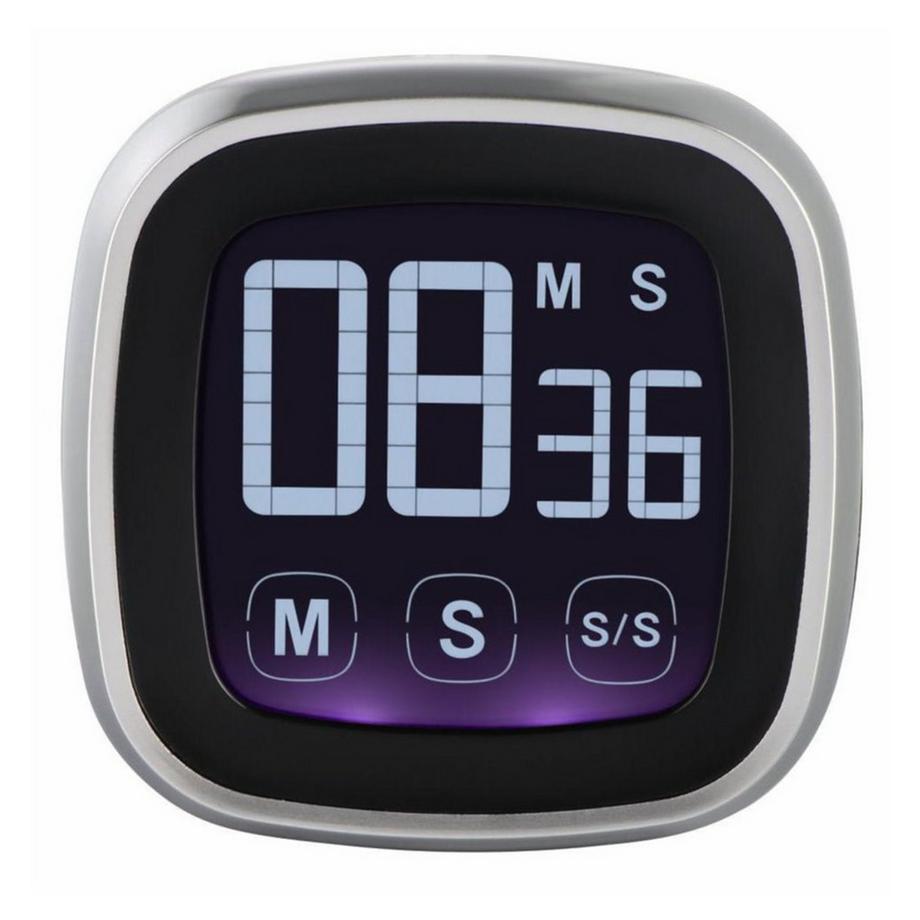 Xavax  Touch (Küchentimer, Schwarz, Silber) 