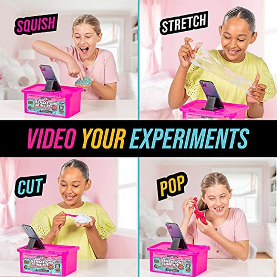 Activity-board  Sensations Slime Kit, ASMR Slime Kit, Komplettes Slime Kit zum Erstellen von ASMR Videos wie Social Media Stars, Top Slime Making Kit 