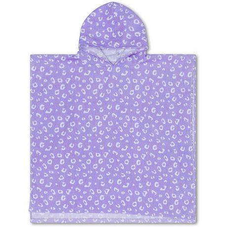 Swim Essentials  Luxe Beach Poncho Lila Leopard 