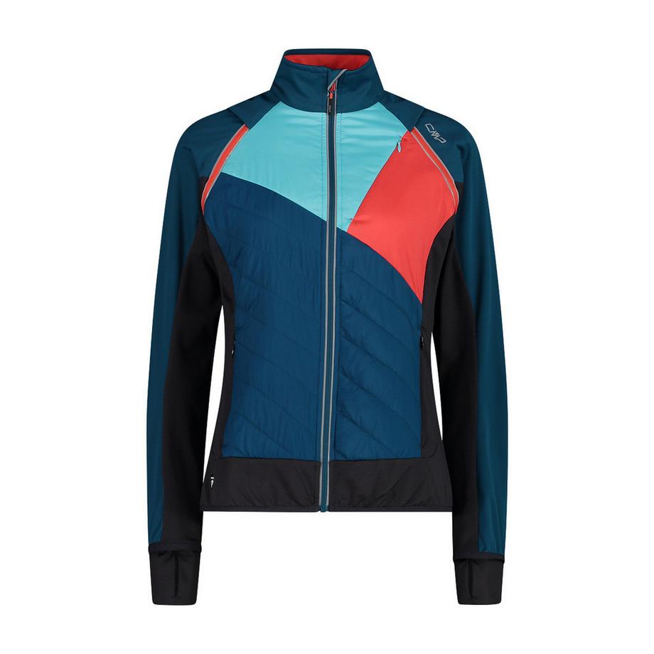 hybridjacke mit abnehmbaren ärmeln