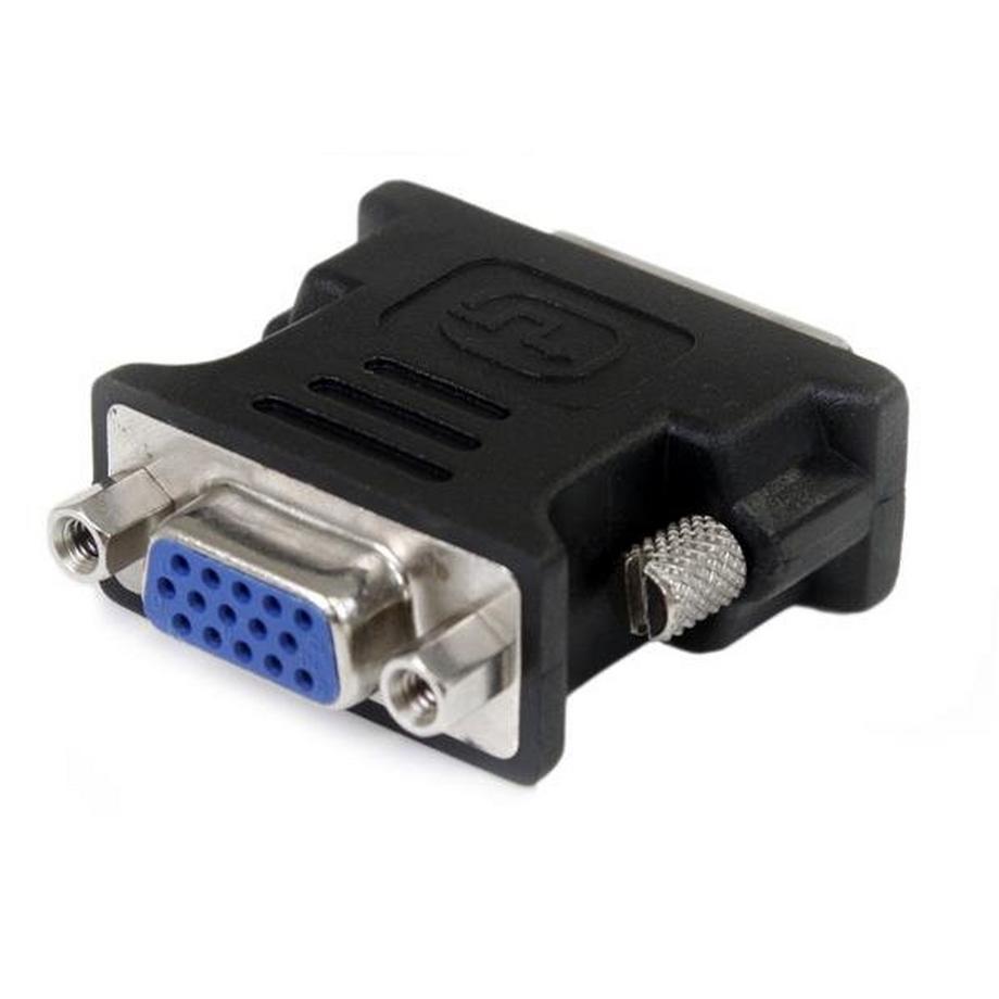 STARTECH.COM  StarTech.com Adattatore Convertitore DVI a VGA - DVI-I Maschio a DB15 Femmina - Confezione da 10 pezzi/Nero 