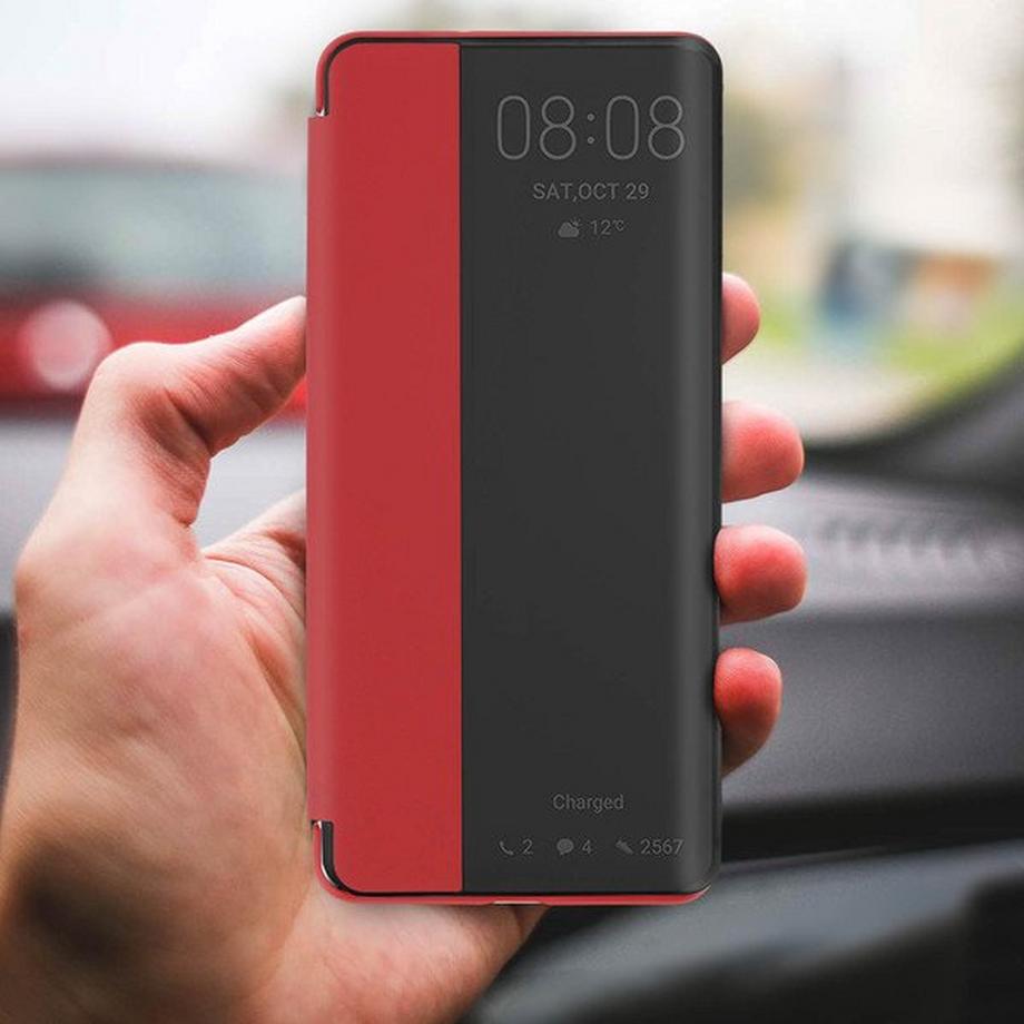 Avizar  View Cover Hülle Huawei P30 Pro Rot 