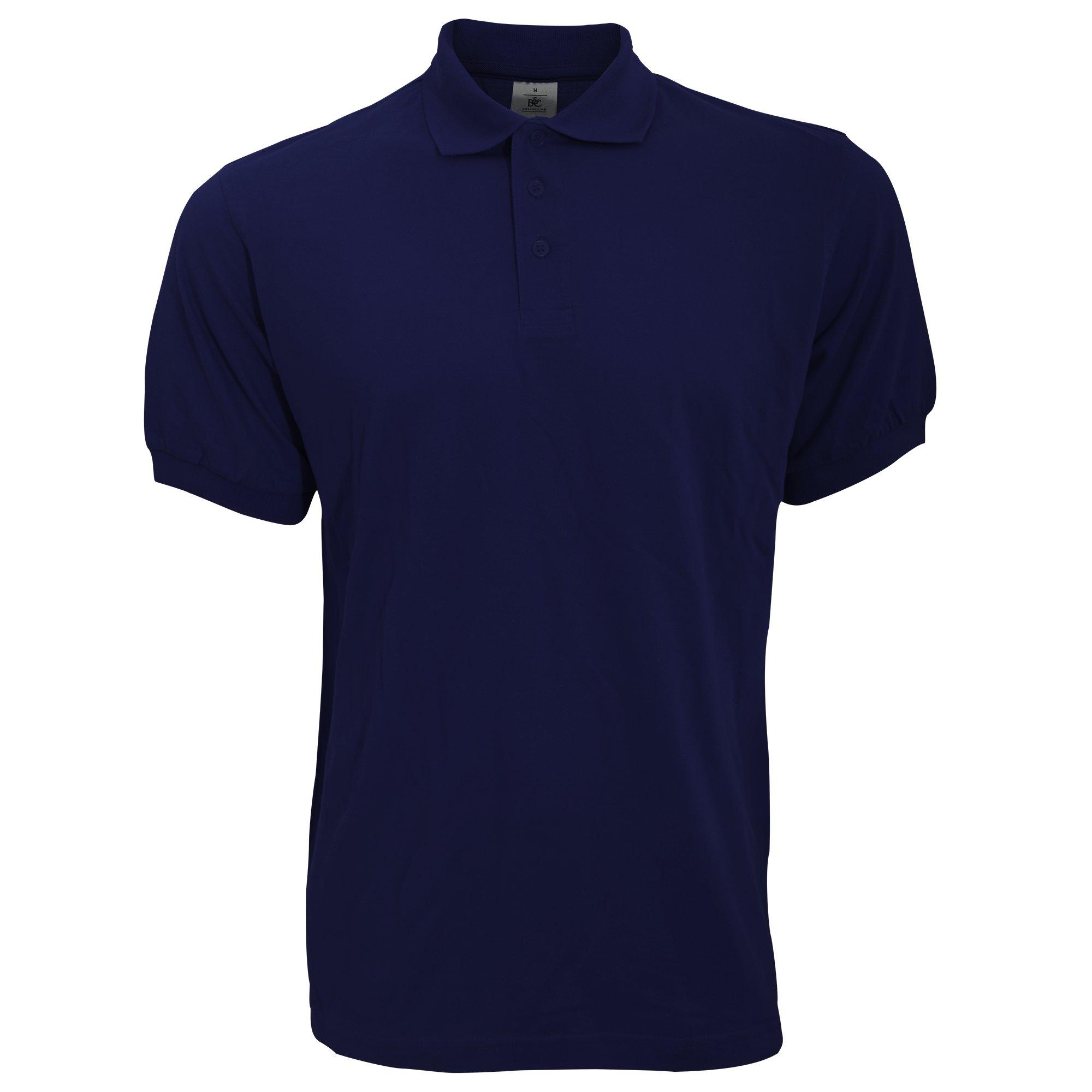 Image of B&c Poloshirt Safran Kurzarm Herren Marine 3XL