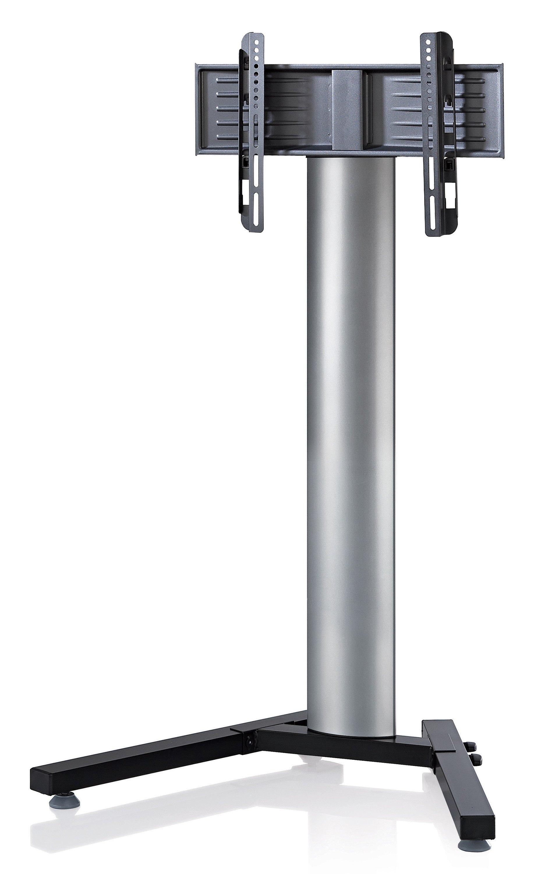 VCM  TV Standfuß | Alu Fernsehständer | Maße ca. H. 125 x B. 90 x T. 72 cm - Stadino Mini 