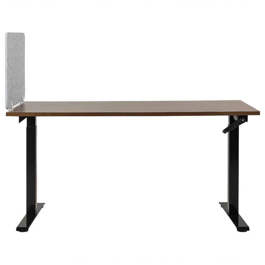 Beliani  Schreibtischtrennwand aus PET-Filz  SPLIT 