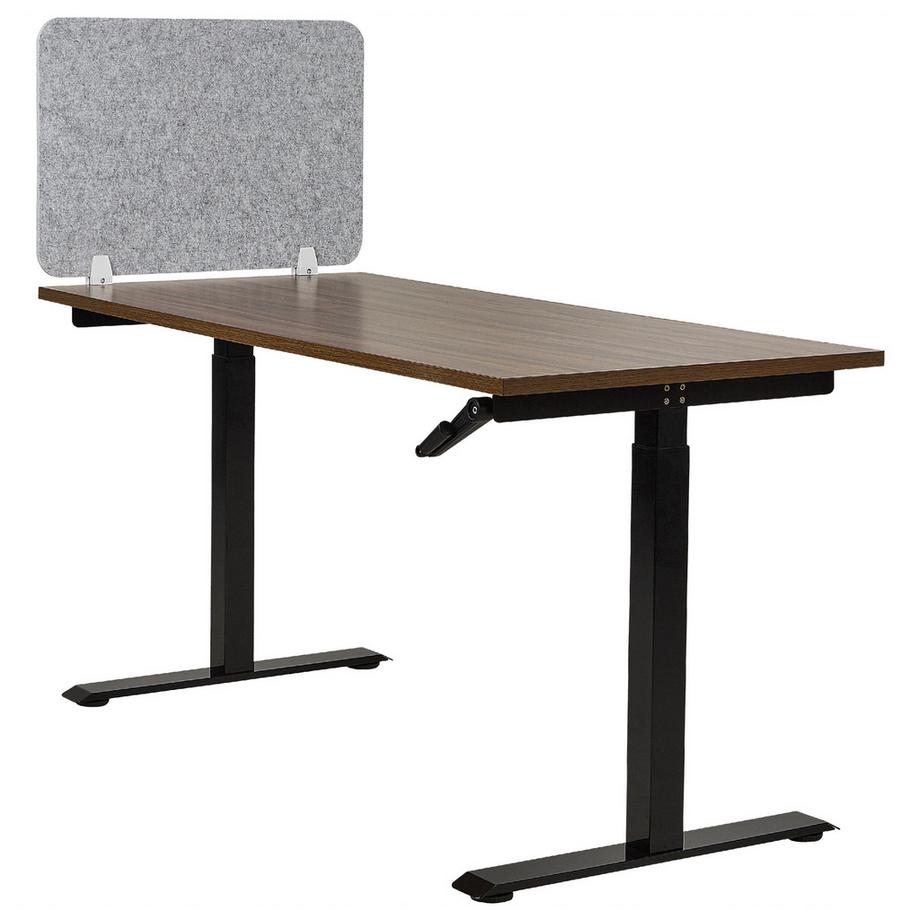 Beliani  Schreibtischtrennwand aus PET-Filz  SPLIT 