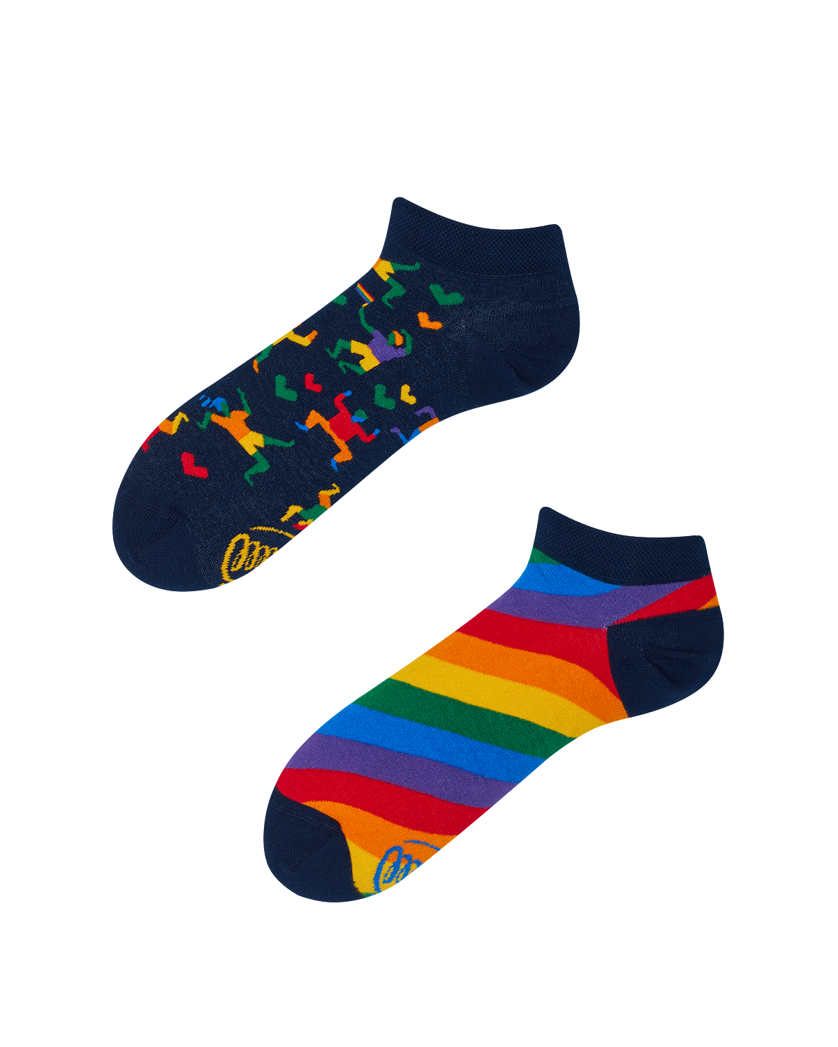 Image of Over The Rainbow Sneakersocks - Herren Multicolor 43-46