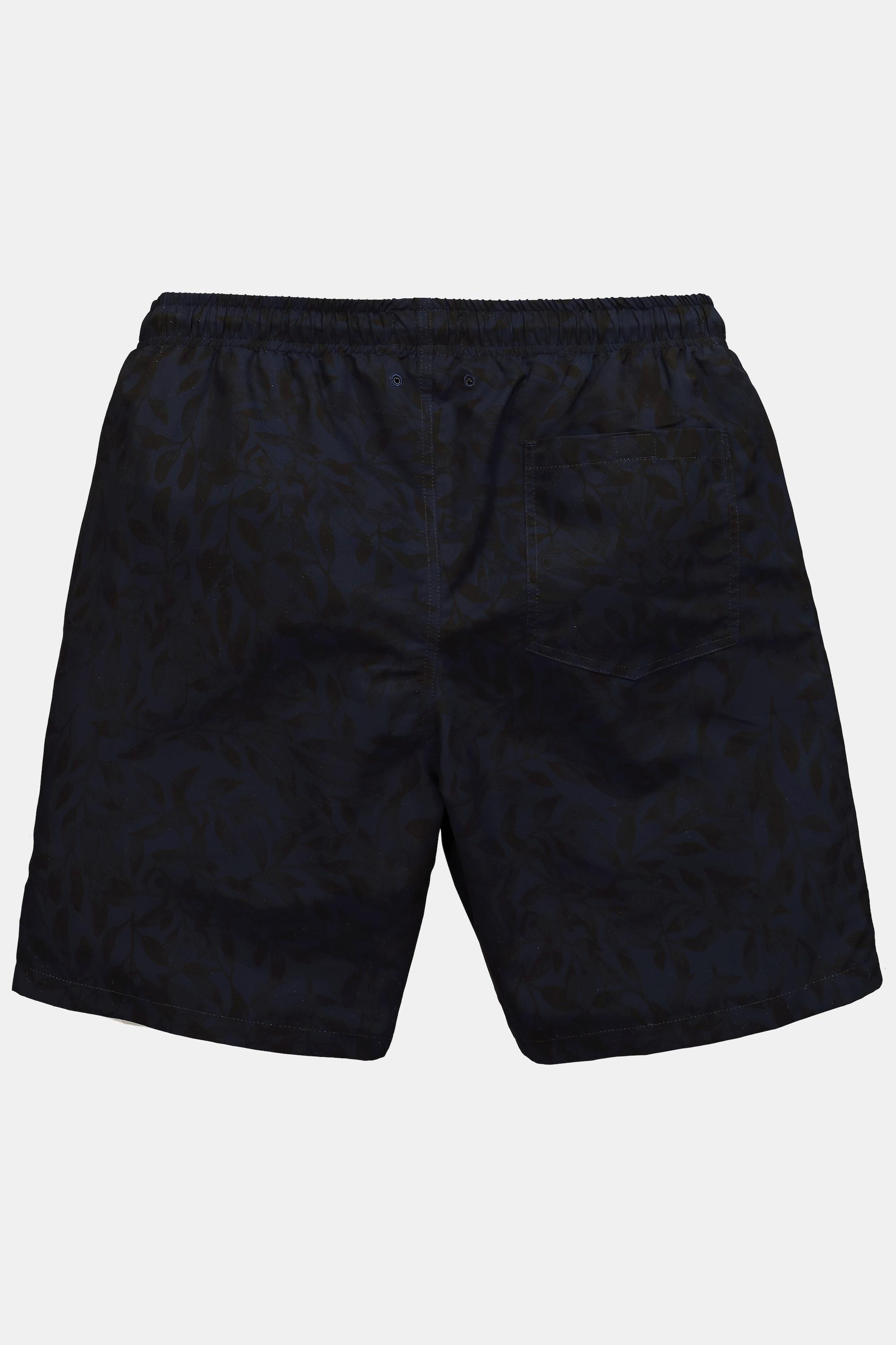 JP1880  Short de bain collection Beachwear. Taille élastique, imprimé all-over - jusqu'au 8 XL 