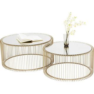 KARE Design Couchtisch Wire Messing (2/Set)  