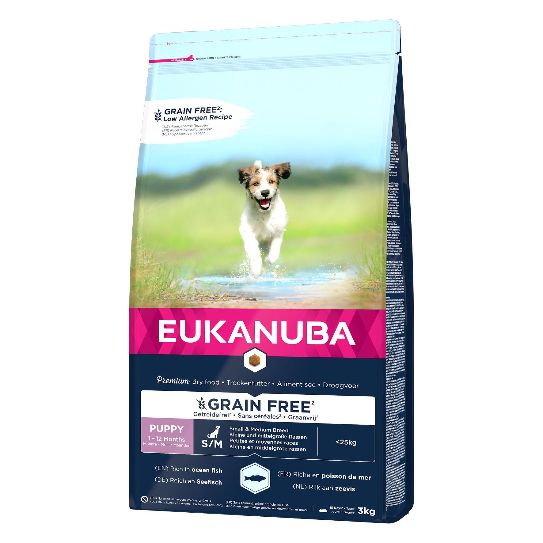 Eukanuba  Nat+ GRAINFREE Junior Sal 2,3 kg 