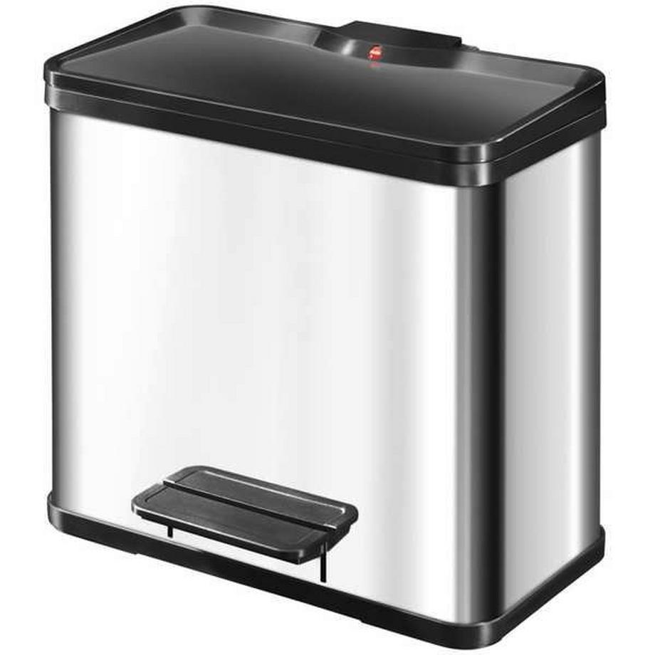 Collecteur de déchets à pédale Öko, trio Plus L, capacité 3 x 9 l