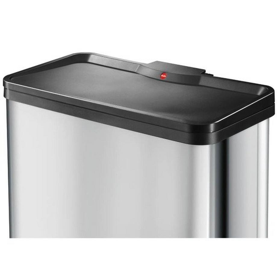 Hailo Collecteur de déchets à pédale Öko, trio Plus L, capacité 3 x 9 l  