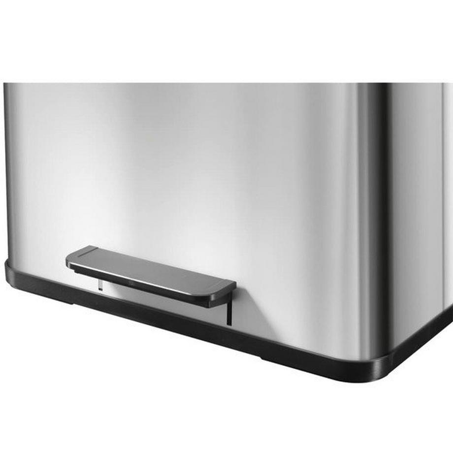Hailo Collecteur de déchets à pédale Öko, trio Plus L, capacité 3 x 9 l  