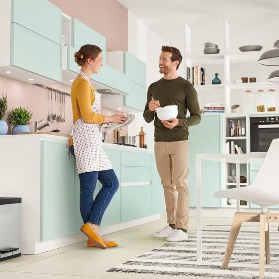 Hailo Collecteur de déchets à pédale Öko, trio Plus L, capacité 3 x 9 l  