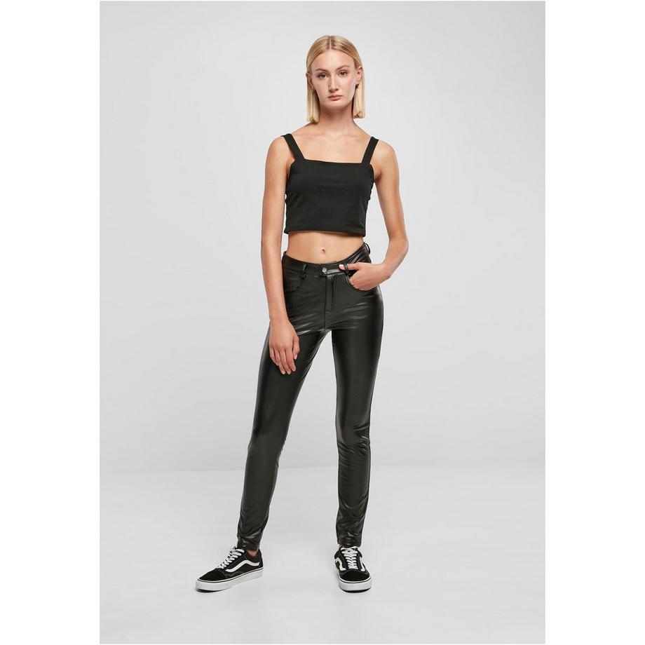 URBAN CLASSICS Leggings Similicuir Taille Moyenne  