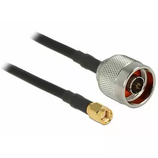DeLock  DeLOCK 88937 câble coaxial CFD200 0,5 m RP-SMA Noir 