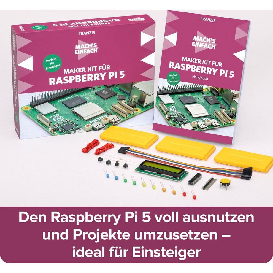 Franzis Verlag  Kit Maker pour Raspberry Pi 5 