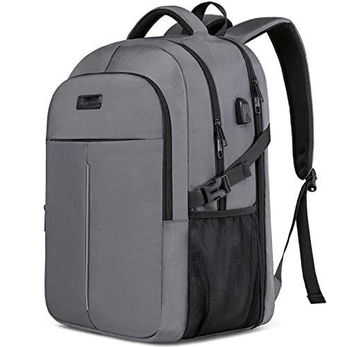 Only-bags.store Großer Laptop-Rucksack Laptop-Tasche für die Schule Arbeit mit USB-Ladeanschluss Wasserdicht  