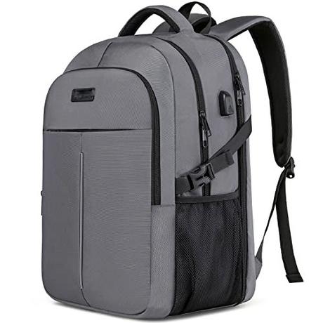 Only-bags.store Grande Zaino per Laptop con Porta di Ricarica USB Impermeabile  