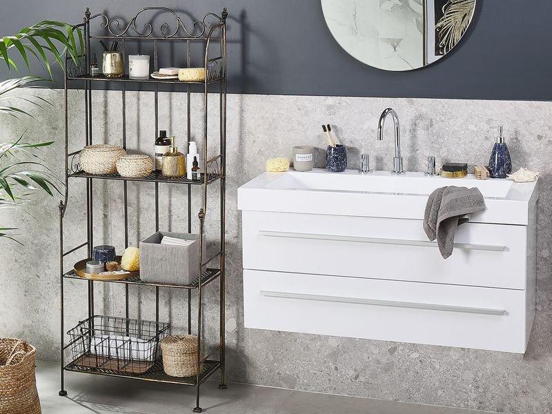 Image of Regal aus Eisen Retro ISERNIA Regal aus Eisen Retro ISERNIA