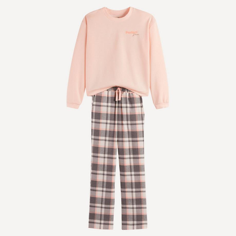 La Redoute Collections  Pyjama en molleton et flanelle 