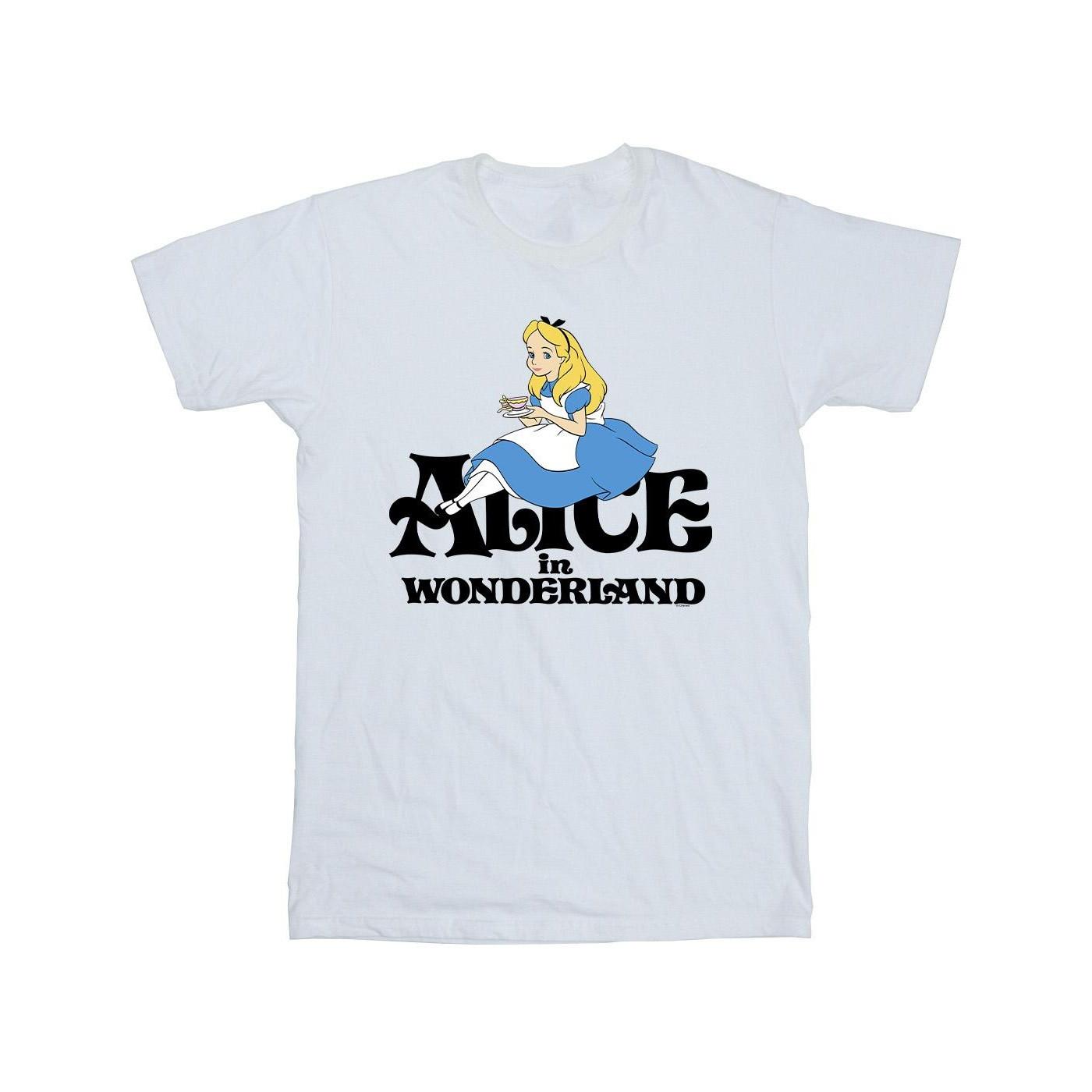 Disney  Tshirt ALICE IN WONDERLAND TEA DRINKER CLASSIC 