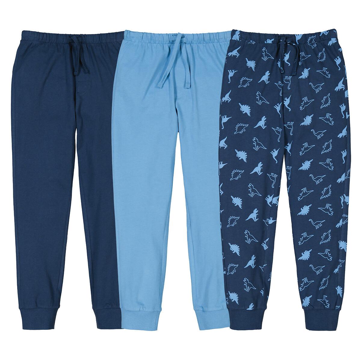 Image of 3er-pack Pyjamahosen Unisex Blau 14A