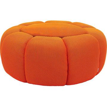 Tabouret Peppo Bloom orange rond 72