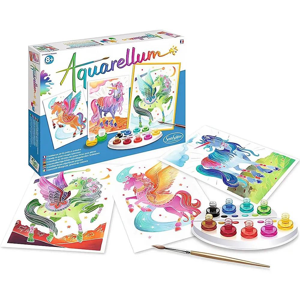 Image of Aquarellum Einhorn & Pagasus Multicolor