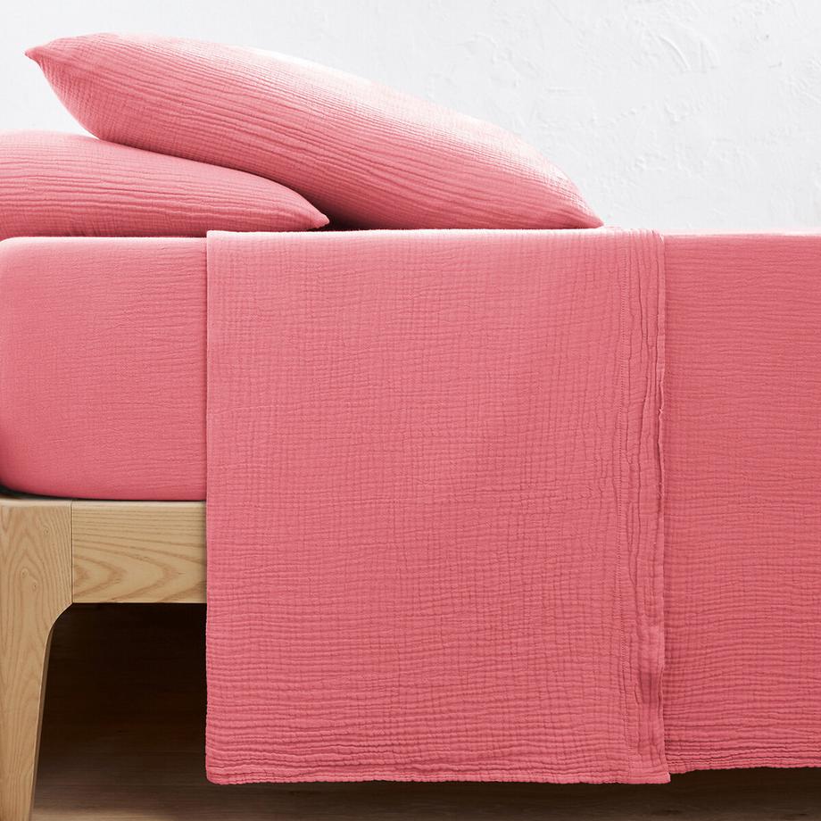 La Redoute Intérieurs Kumla Baumwoll Musselin Leintuch  