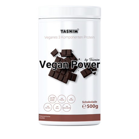 Tasnim  Proteine Vegane Power al Cioccolato Tasnim - 500g 