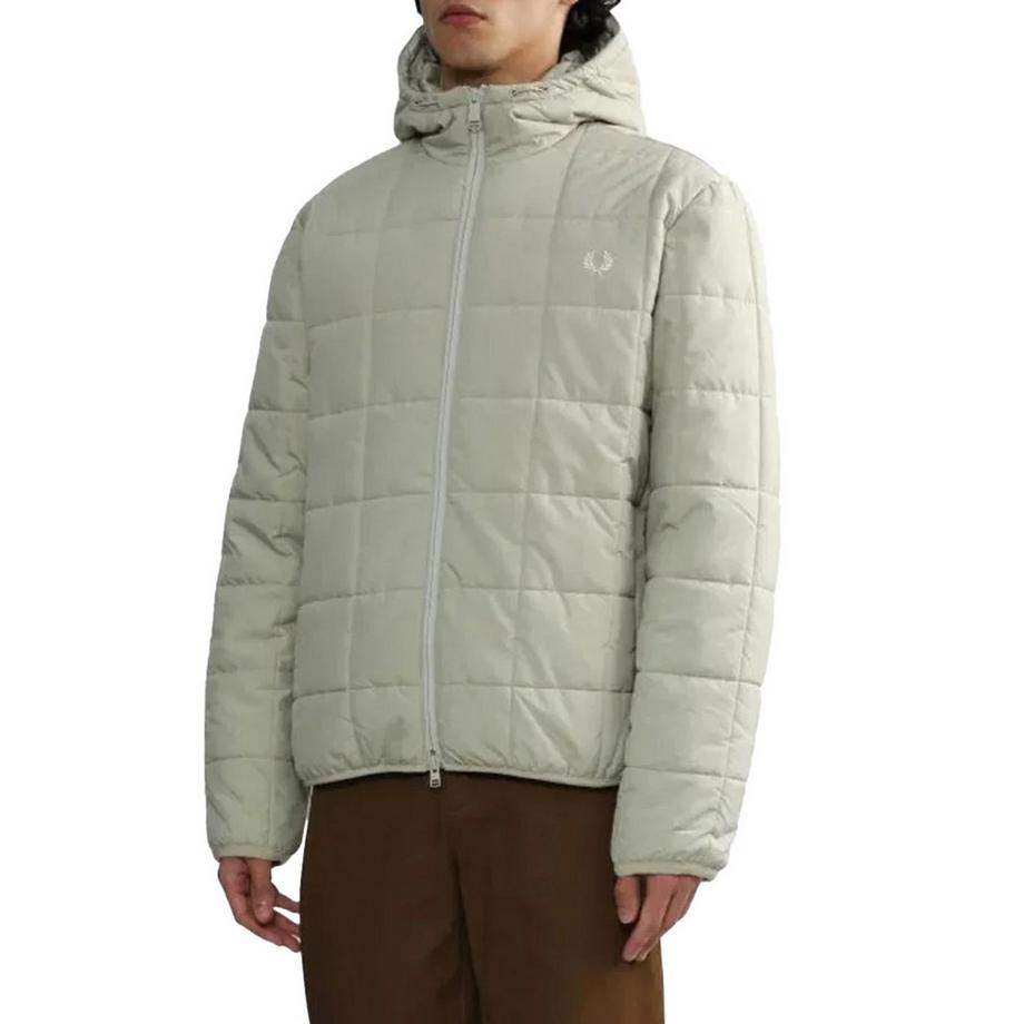 FRED PERRY Veste matelassée isolée à motif quadrillé  