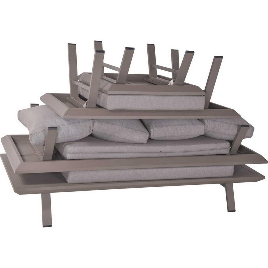 mutoni Salon de jardin Celia (set de 4)  