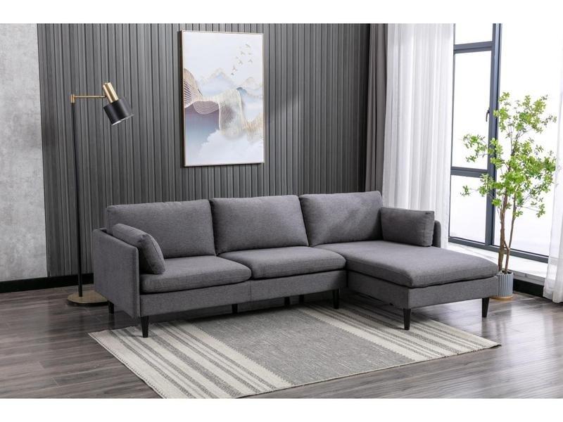 Image of Ecksofa Ecke wechselbar Stoff MAKAO Ecksofa Ecke wechselbar Stoff MAKAO