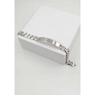 MUAU Schmuck  Bracelet d'insigne en argent 925 char, 9.4mm, 19cm 