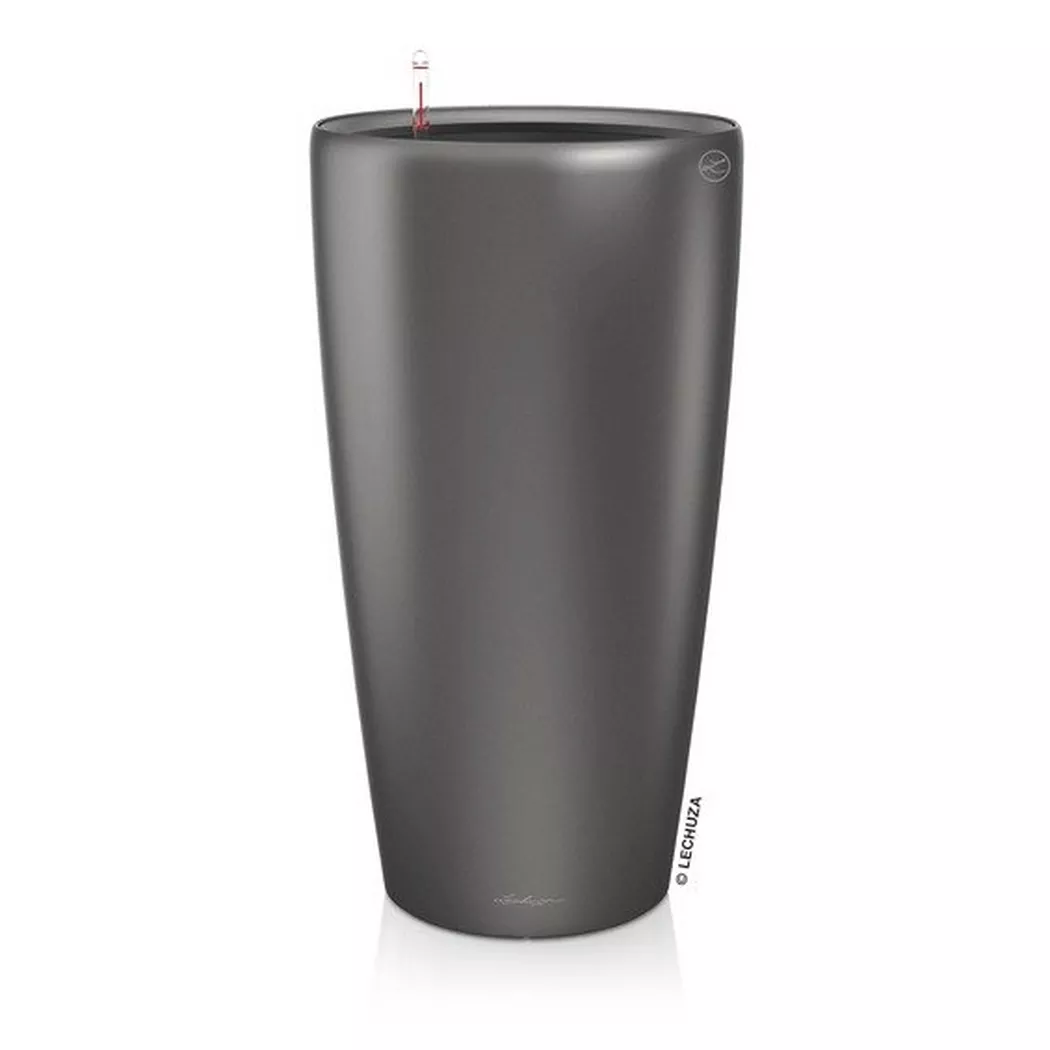 Lechuza - Premium Collection RONDO all-in-one, 40cm, Anthracite