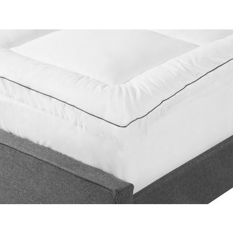 Beliani Surmatelas en Coton ciré TRIVOR  