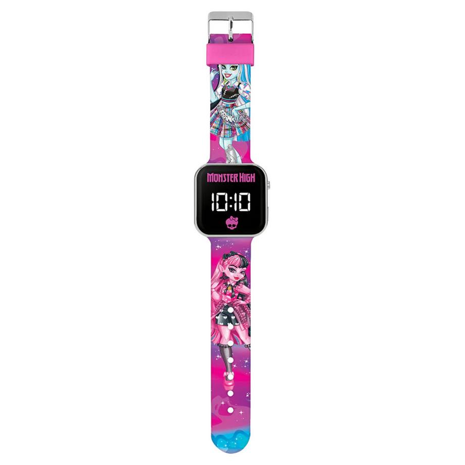 Disney  Monster High LED Uhr   Bedrucktem Armband 