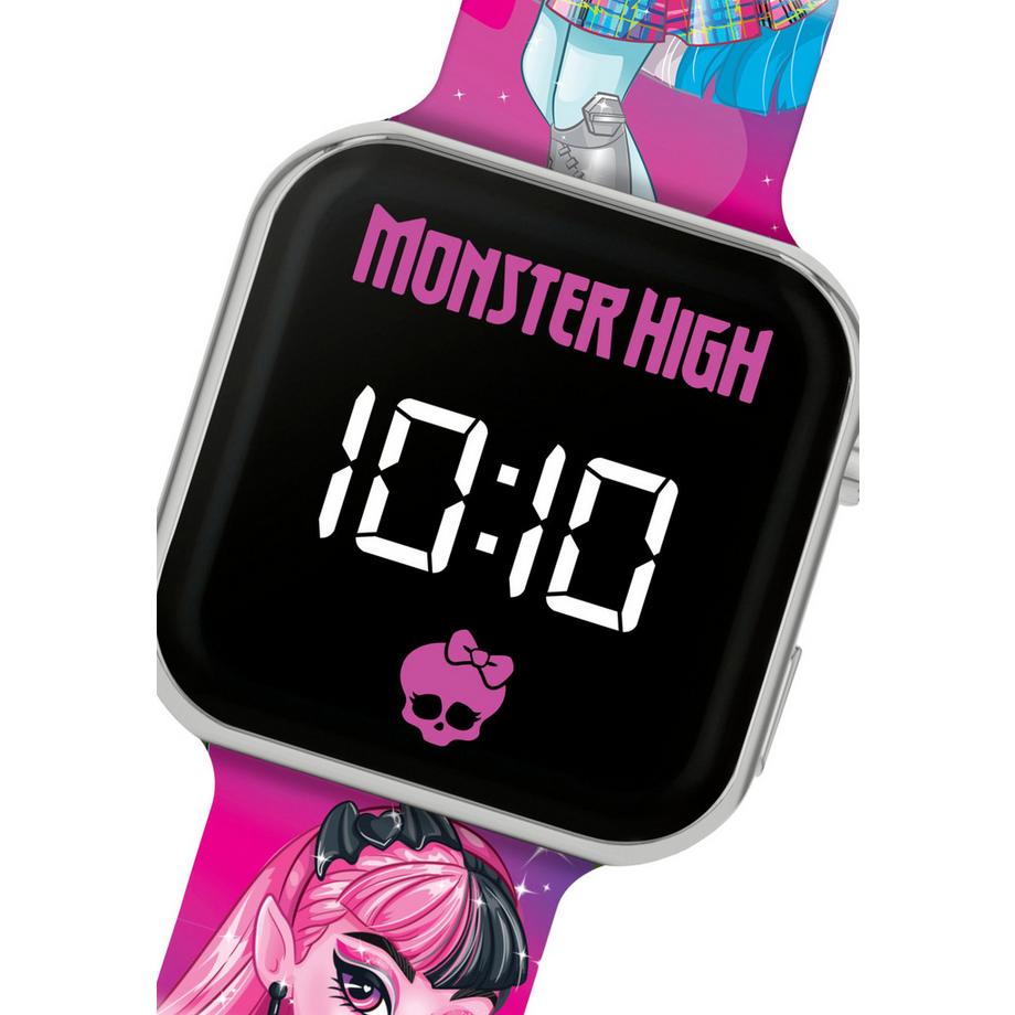 Disney  Monster High LED Uhr   Bedrucktem Armband 