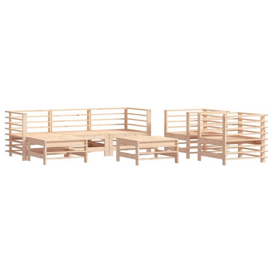 Salon de jardin bois de pin