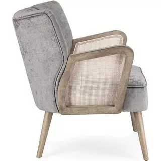 mutoni Fauteuil Virna argent  