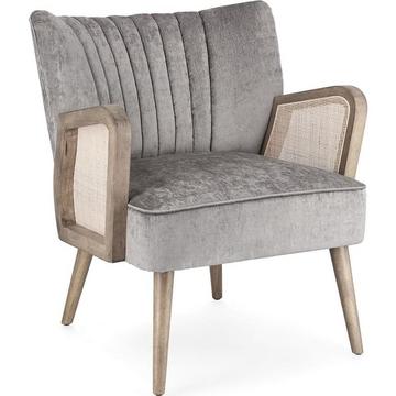 Fauteuil Virna argent