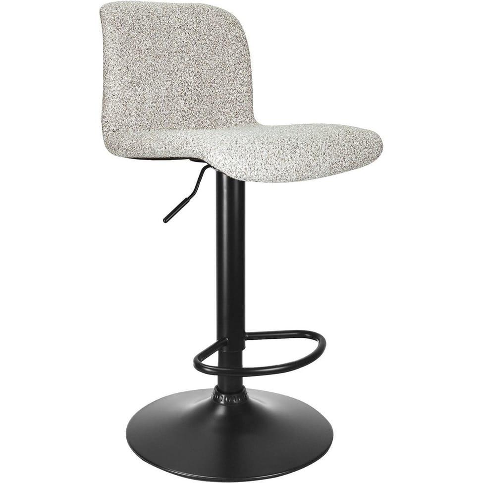 mutoni Tabouret de bar Rafael noir-beige  